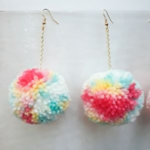 Custom Pom Pom Earrings for HungryHipsters